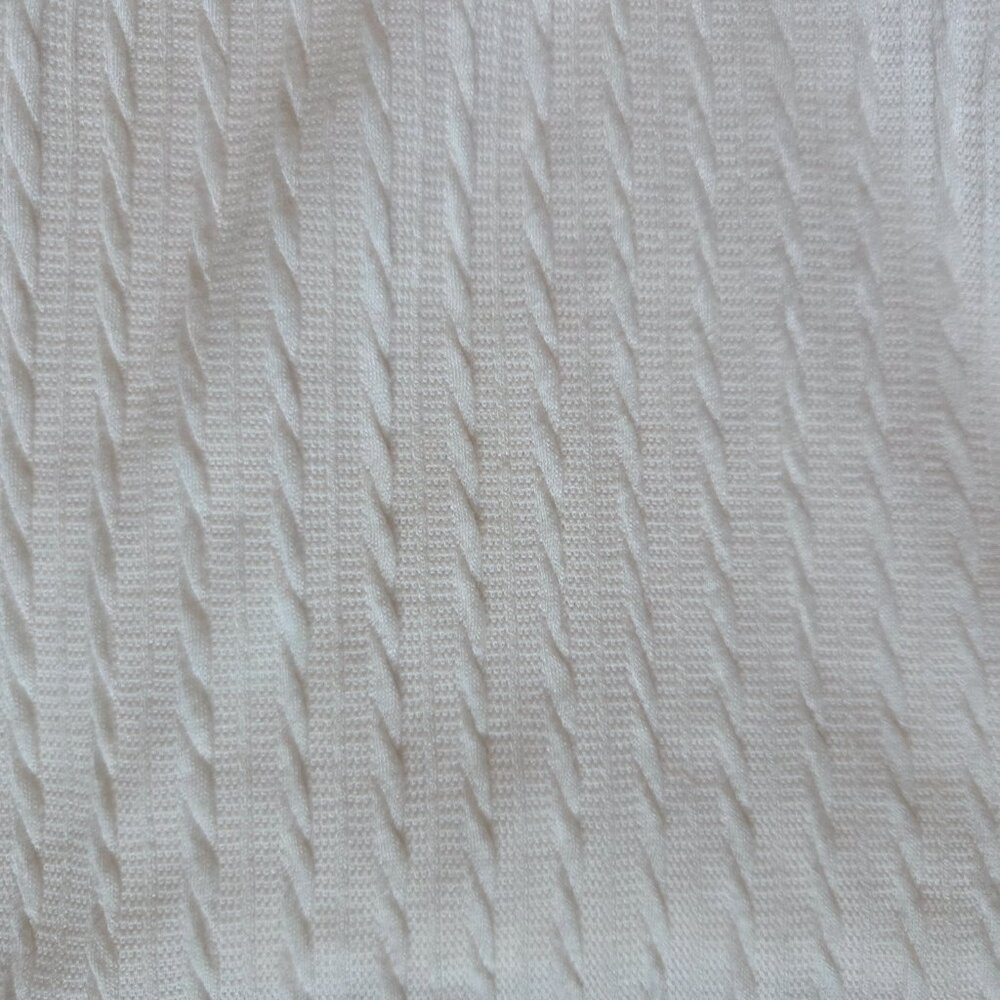 Cottagecore Dress Lg Cream Romantic Empire Waist Puff Sleeves Lined Square Neck - Picture 9 of 9